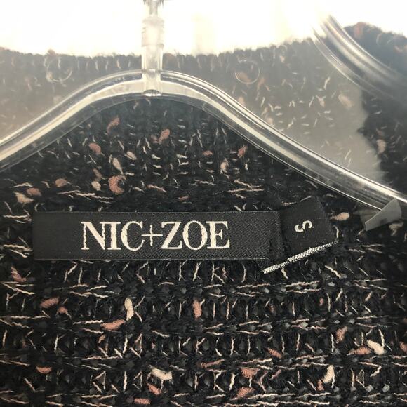 Nic + Zoe Marled Button Down Knit Cardigan Size Small - Picture 3 of 10